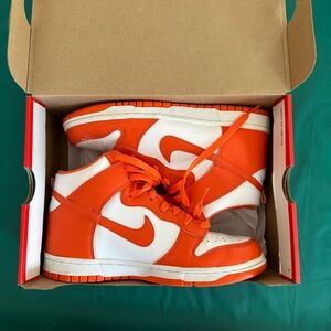 Orange Nike Dunk High